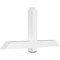 Ekena Millwork Eugene Architectural Grade PVC Gable Bracket, 48"W x 24"H x 4"D x 4"F, 12/12 Pitch GBP048X24X0404EUG00 - alternate 1